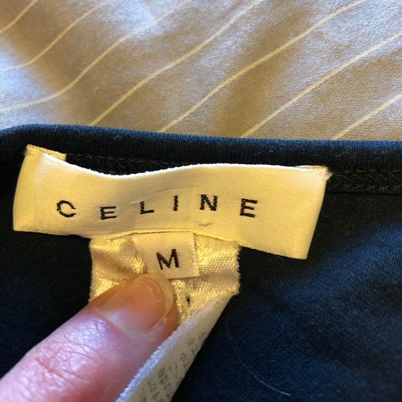 Celine One Shoulder T shirt jersey dress sz M - Picture 2 of 3